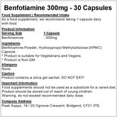 Benfotiamine 300mg Capsules (Pure)